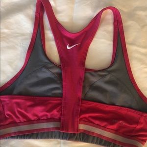 Pink & Gray Nike Sports Bra